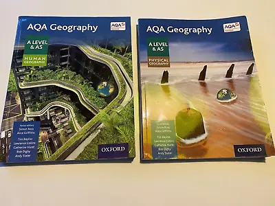 New AQA Geography A Level Physical And Human Revision Books Bundle • £13.50