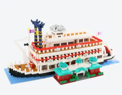 Disneyland Mark Twain Riverboat Mini Block  Nano Brick  Disney Parks Tokyo Japan • $208