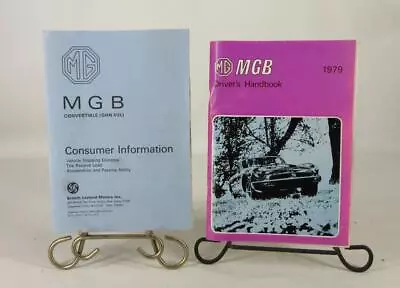 1979 MG MGB Driver's Handbook Original Manual USA 2nd Edition • $38