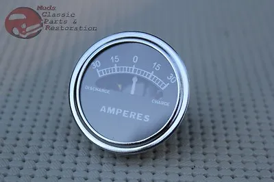 Model A Instrument Panel Amp Meter Guage Dial 30-0-30 Hotrod Custom Car Truck • $22.02