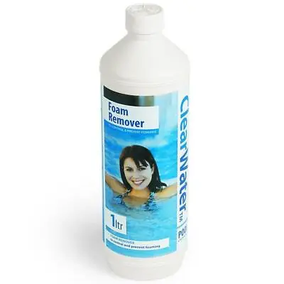 Pool & Hot Tub Foam Remover - Chemicals (Antifoam) ClearWater Lay-Z-Spa 1 Litre • £16.64