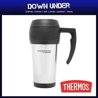 Thermos 450ml Stainless Steel Outer Foam Insulated Travel Mug • $16.99