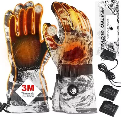 Electric Heated Gloves For Men Women Battery Rechargeable Touchscreen Ski Gloves • $65