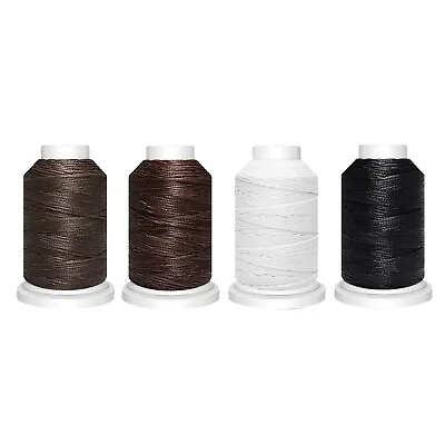 £6.04 • Buy 1mm Polyester Waxed Thread Cord For Leather Canvas Tent Sewing Jewelry Supplies