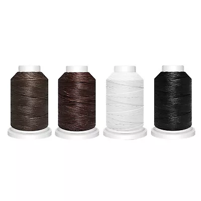 1mm Polyester Waxed Thread Cord For Leather Canvas Tent Sewing Jewelry Supplies • £5.94