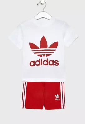 Infant Baby Girls Adidas Originals Summer Set • £19.99