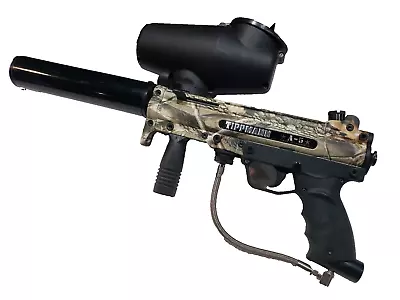 Tippmann A5 Realtree Paintball Gun & Flatline Long Range Barrel + Cyclone Feeder • $199.95