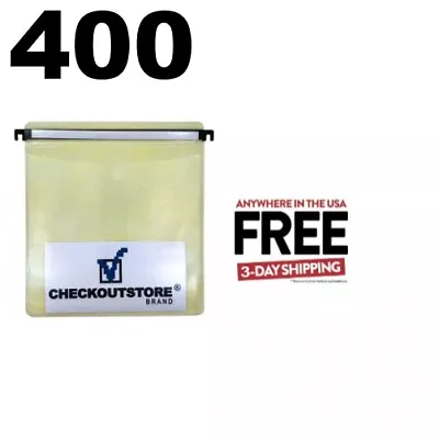 400 CD Double-sided Refill Plastic Hanging Sleeve Yellow ** 1-3 DAY • $31.75