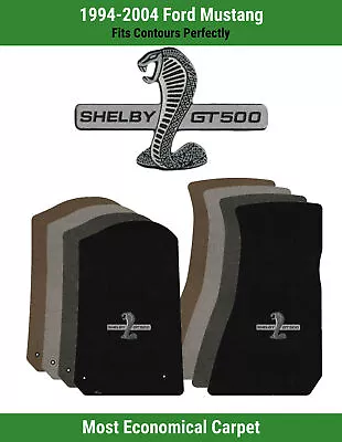 Lloyd Velourtex Front Mats For '94-04 Ford Mustang W/Silver Shelby Snake GT500 • $138.99