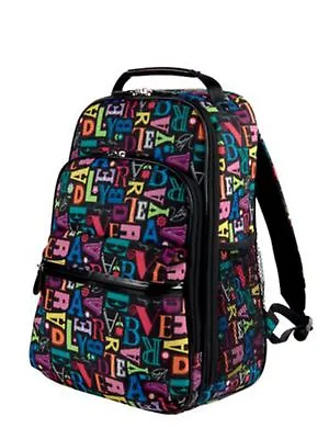 New A To Vera Bradley Large Backpack School Bag Bookbag • $129.99