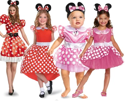 £21.49 • Buy Minnie Mouse Ladies Disney Licensed Fancy Dress Costume Fairytale Book Day Kids