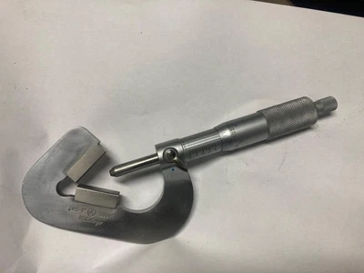 $99 • Buy Mitutoyo 114-202 V Anvil Micrometer .093-1   .0001 MIC