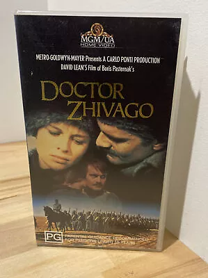 Doctor Zhivago ~ Omar Sharif Julie Christie (VHS) *Free Postage* • $14.50