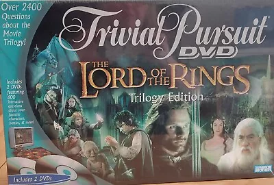 Sealed The Lord Of The Rings (Trilogy Edition) Trivial Pursuit DVD Board Game  • £40