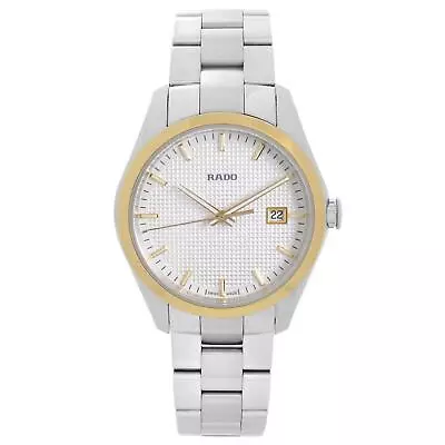 Rado Men’s Hyperchrome Silver Dial Gold Accents Watch – R32188123 ($1550 MSRP) • $419.99