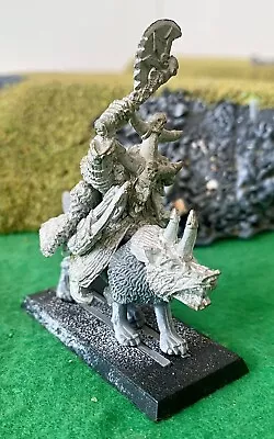 Warhammer Fantasy Chaos Dwarf  AOS Legion Of Azgorh Classic Hobgoblin Wolf Lord • £18