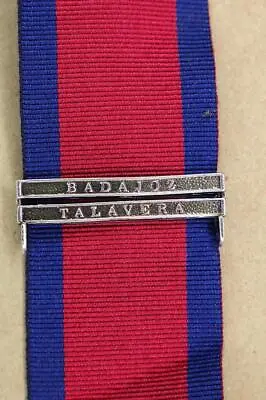 British Army Mgsm Military General Service Medal Bar Badajoz Talavera • $16.21