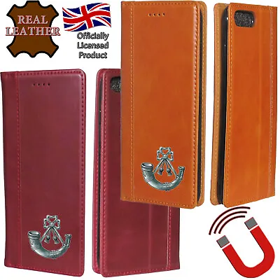Army Phone Real Leather Case Apple IPhone 7 8plus X British Navy Badge Official  • £18.65