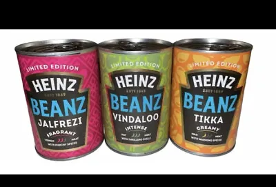 Limited Edition Heinz Beans British Food Tikka Jalfrezi Vindaloo New For You • £12.99