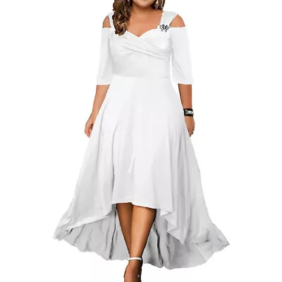 Plus Size Women's Party Maxi Dress Ladies Cocktail Evening Party Swing Ball Gown • $52.17