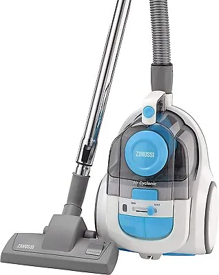 Zanussi PET Bagless Cyclonic HEPA Vacuum Cleaner Free PET Hair Tool White 2.5L  • £74.97