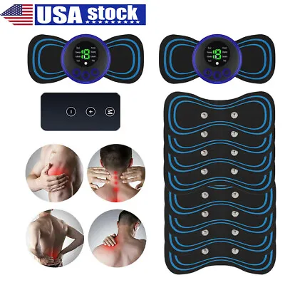 Electric Neck EMS Massager Back Full Body Stimulator Pain Relief Device Health • $5.59