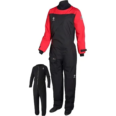 Crewsaver Atacama Sport Drysuit & Free Undersuit - Red / Black / Size LARGE • £309.99