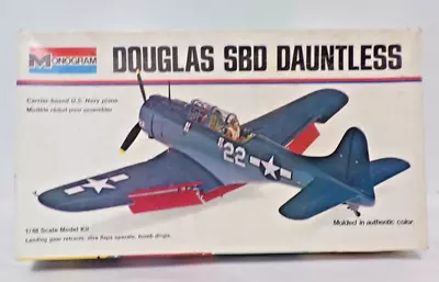 1973 Monogram Featuring DOUGLAS SBD DAUNTLESS Kit - 1/48 - #6830 - See Below • $29.95