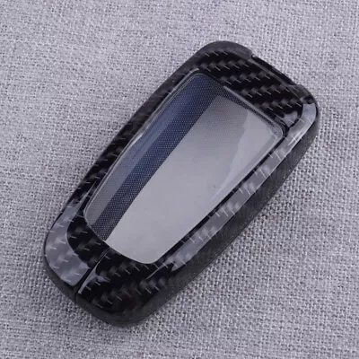 Carbon Fiber Grain Key Fob Cover Case Fit For Ford Bronco Edge Escape Mustang • $39.74