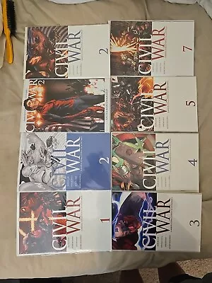 Civil War A Marvel Comics Event 1-5 And 7    - 8 Book Set • $45.99