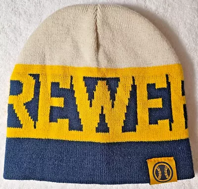 Milwaukee Brewers Baseball Winter Hat Beanie Skully Cool Wrap Around Style • $22.95