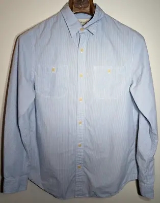 Denim & Supply Ralph Lauren Blue Wabash Engineer Work Shirt Slim Fit Men's M • $51.99