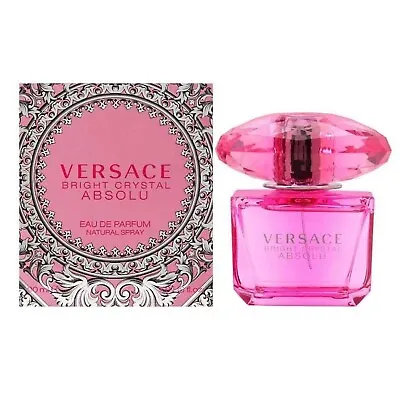 Versace Bright Crystal Absolu 3.0oz EDP Perfume For Women New With Sealed Box • $39.99