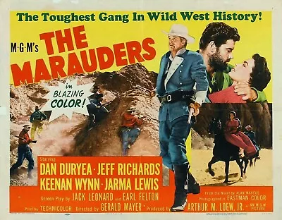 The Marauders Starring Dan Duryea John Hudson Jeff Richards • £3.50