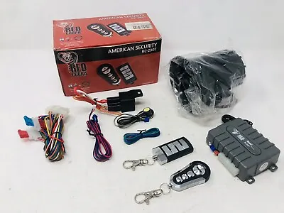 $115 • Buy Red Cobra RC-2907 Universal Alarm And Keyless Entry Security System - 2 Remotes
