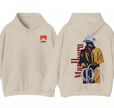 Vintage Marlboro Cowboy Hoodie -SWEATSHIRT • $11