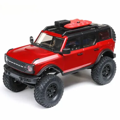 Axial AXI00006T1 2021 Ford Bronco SCX24 Red 1/24 RC Truck RTR • $129.99