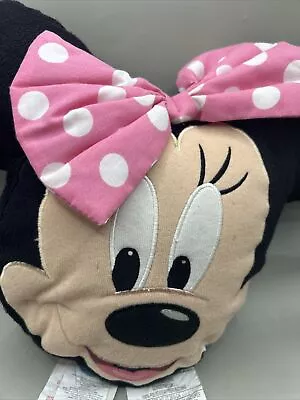 Disney Minnie Mouse Plush/ Pillow With Pink Polkadot Bow  • $9.95