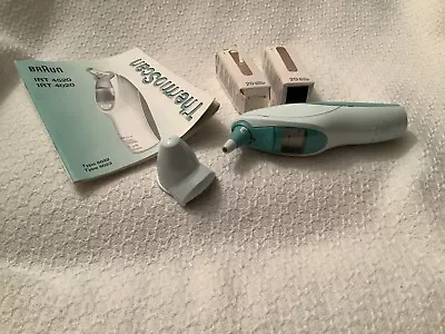 Braun ThermoScan Ear Thermometer - IRT4520 W/Instructions And Ear Tips • $15