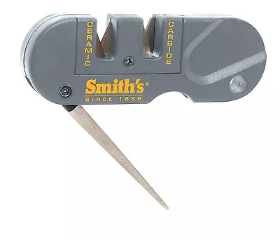 NEW SMITH'S POCKET PAL PP1 Multifunction Knife Sharpener Diamond Rod Serrated • $12.94