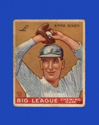 1933 Goudey Set-Break # 74 Eppa Rixey LOW GRADE (filler) *GMCARDS* • $0.79