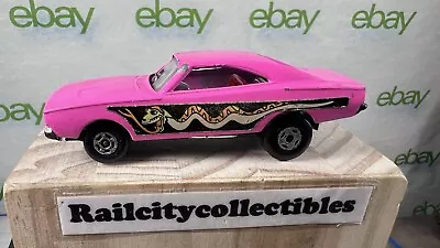 Vintage 1971 Lesney Matchbox Superfast No. 70 Pink Dodge Charger Dragster • $39.99