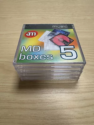 Mini Disc Cases X 5 • £1.50