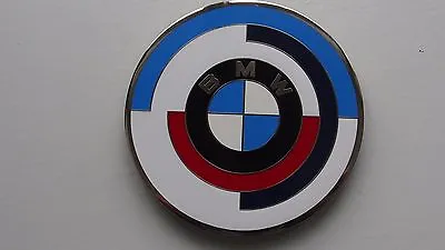 Vintage Enamel BMW Motorcycle M Sport Bike Badge Emblem - BMW Motorrad Plakette • $56.83