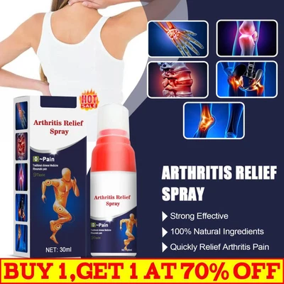 £5.89 • Buy Quick Pain Relief Spray For Arthritis Pain Muscle Knee Waist Back Pain