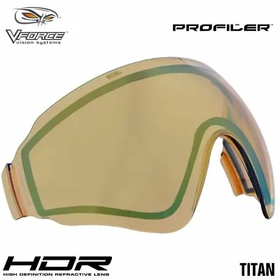 $54.95 • Buy V-Force Profiler Paintball Mask Replacement Anti-Fog HDR Thermal Lens - Titan