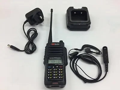 £34.99 • Buy Gumtek Waterproof IP67 VHF UHF Walkie Talkie Dual Band Handheld Two Way Radio  