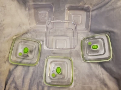 $43 • Buy FOODSAVER 3,5,8 Cup Set Rectangular Canister Vacuum Sealing Container Marinating