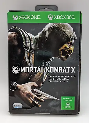 Mortal Kombat X Fight Pad Xbox One/360 Official Wired Controller NEW • $49.99