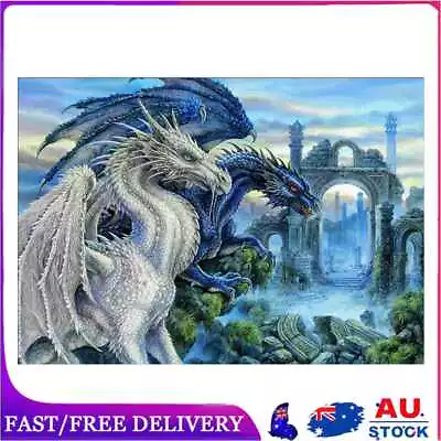 $10.99 • Buy Dragon 5D Diamond Painting DIY Needlework Cross Stitch Set Rhinestone Art